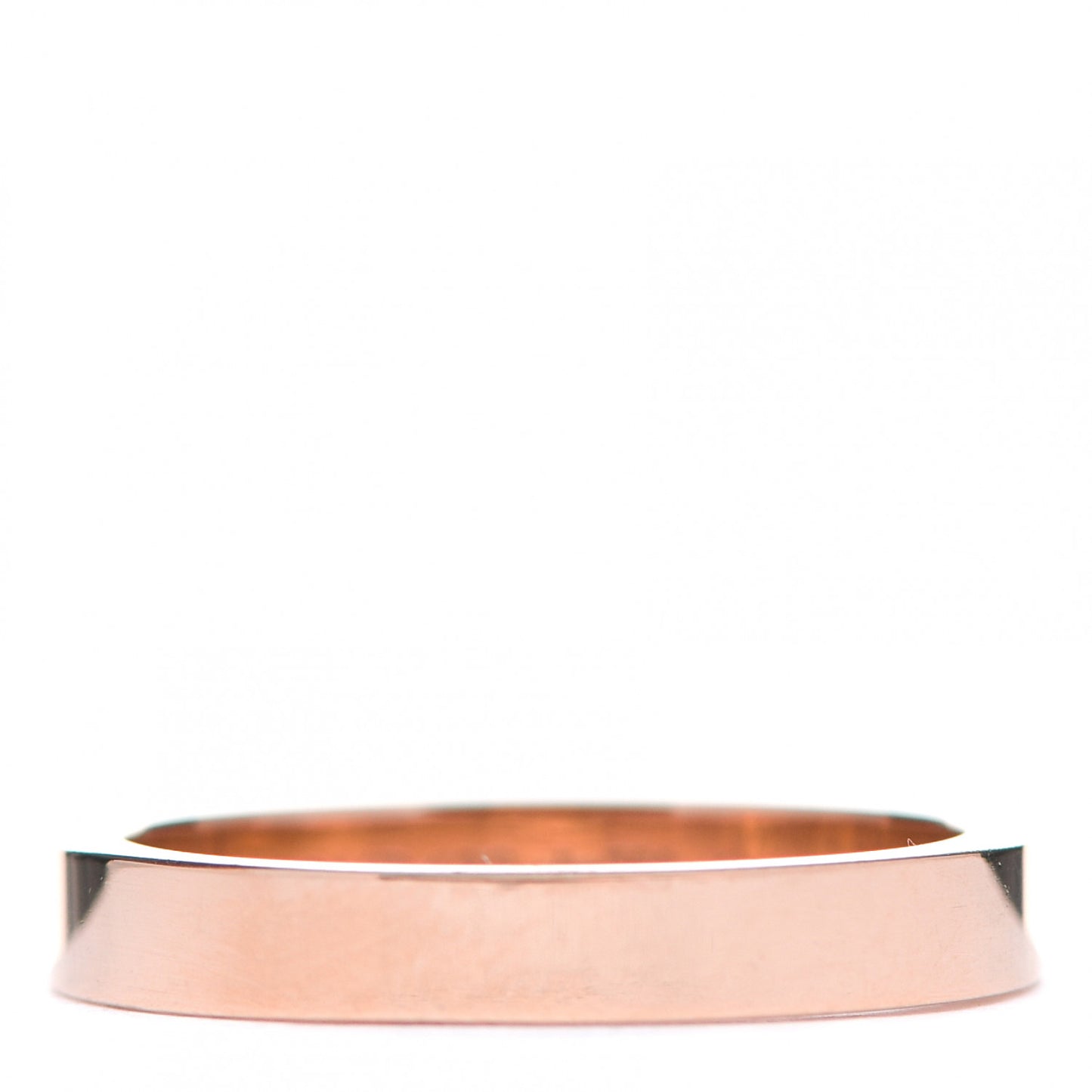 18K Pink Gold 3mm C De Cartier Wedding Band Ring 51 5.75
