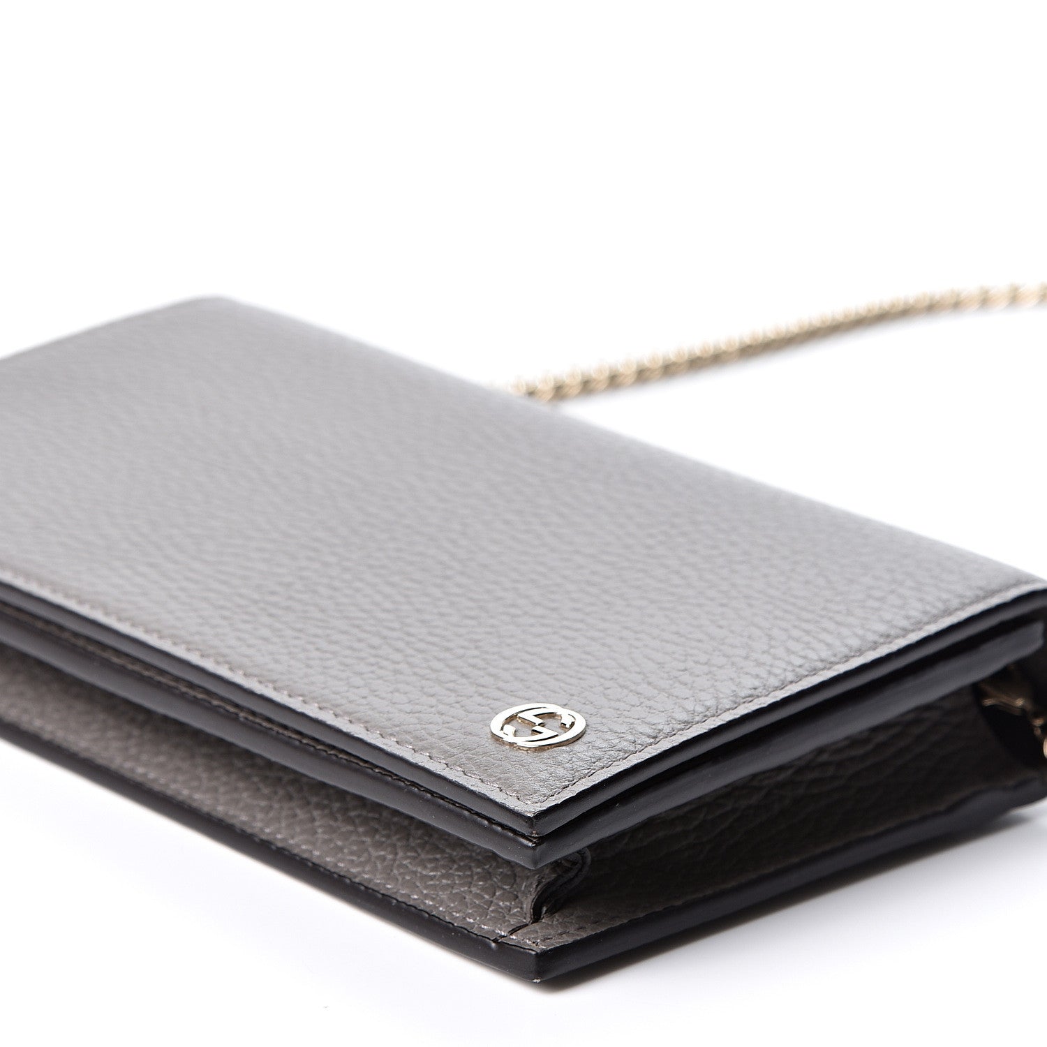 Gucci Dollar Calfskin Medium Betty Chain Wallet Loess 8 of 9
