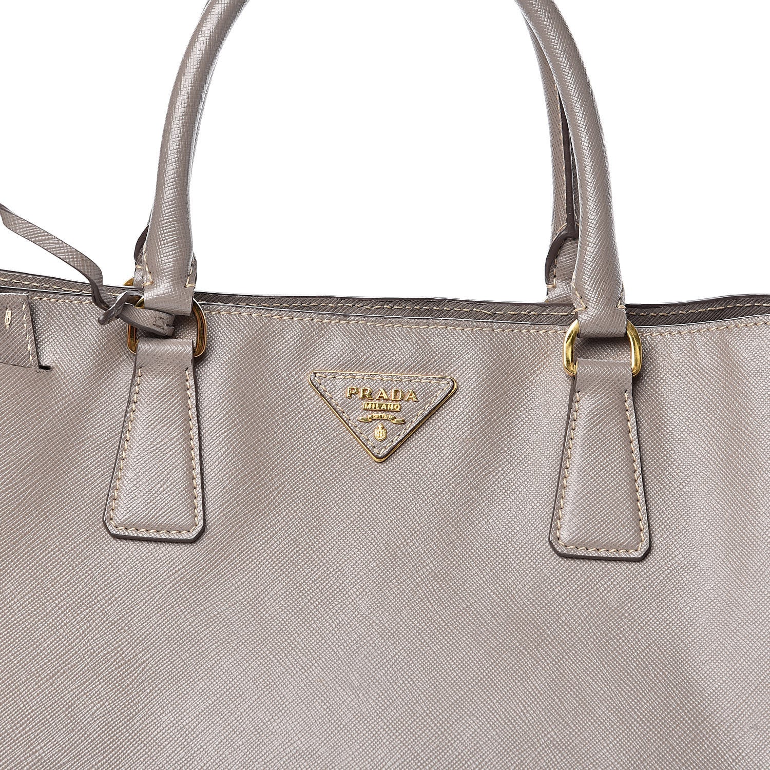 Prada Saffiano Lux Large Tote Argilla 10 of 10