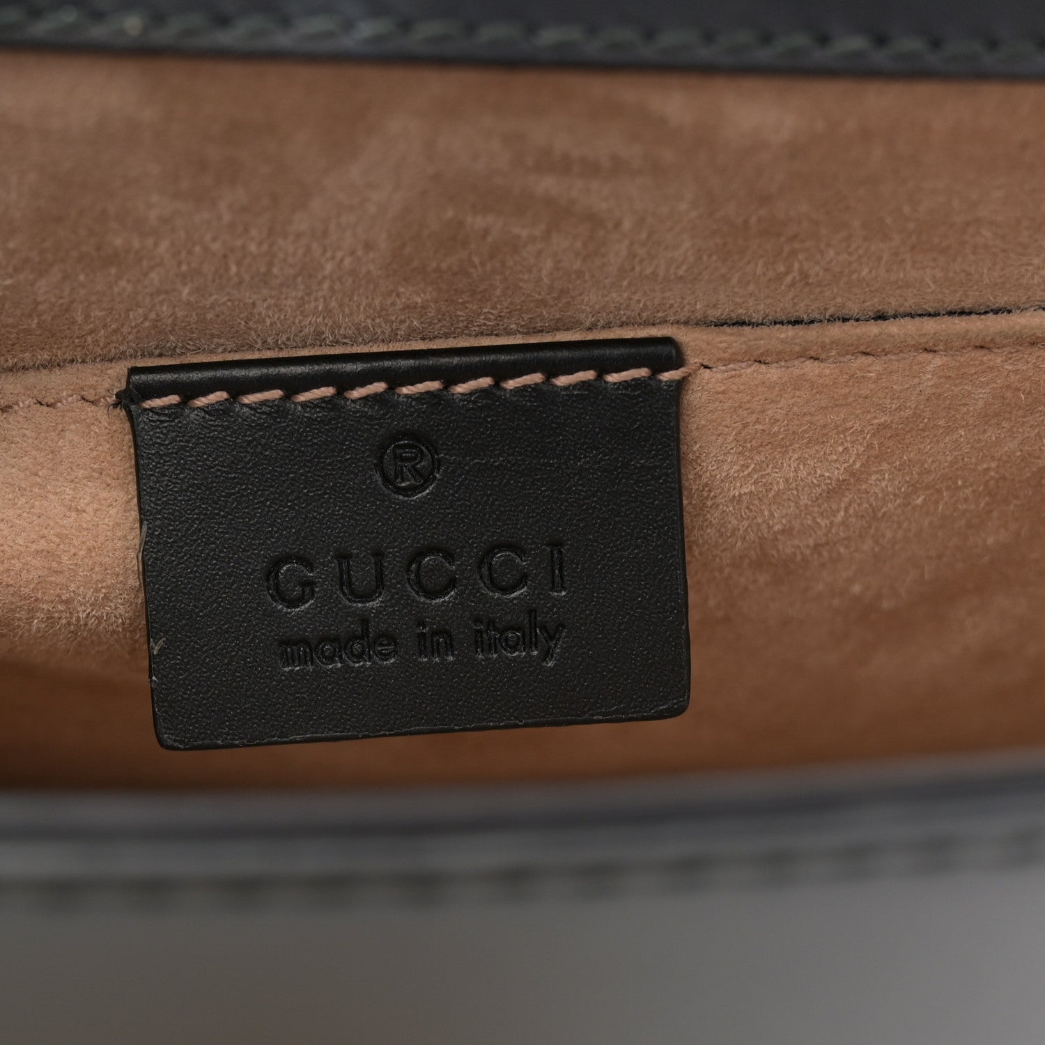 Gucci Calfskin Mini Sylvie Shoulder Bag Black 6 of 11