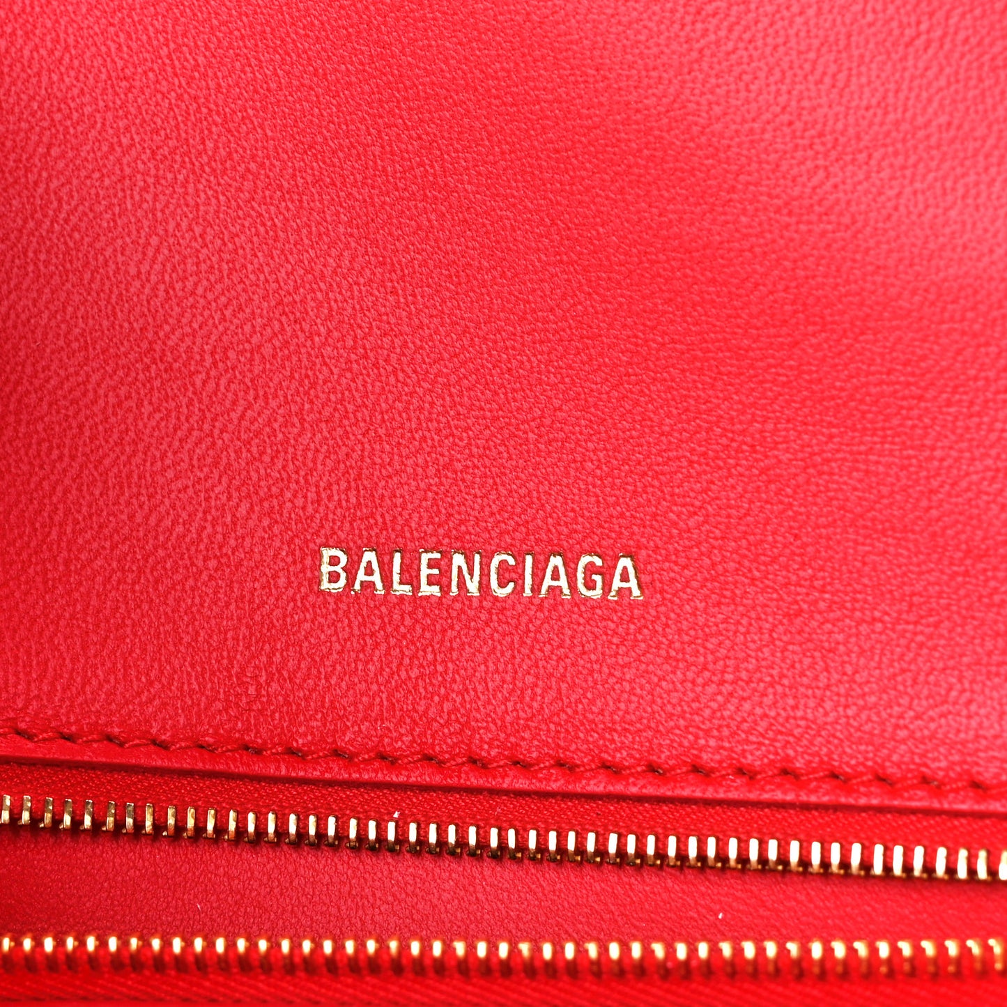 Shiny Box Calfskin Small Hourglass Top Handle Bag Bright Red