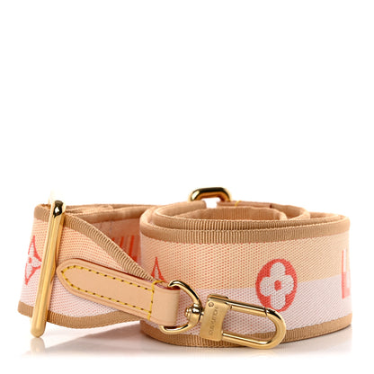 Louis Vuitton Jacquard Speedy Bandouliere 20 Shoulder Strap Pink Orange 1 of 4