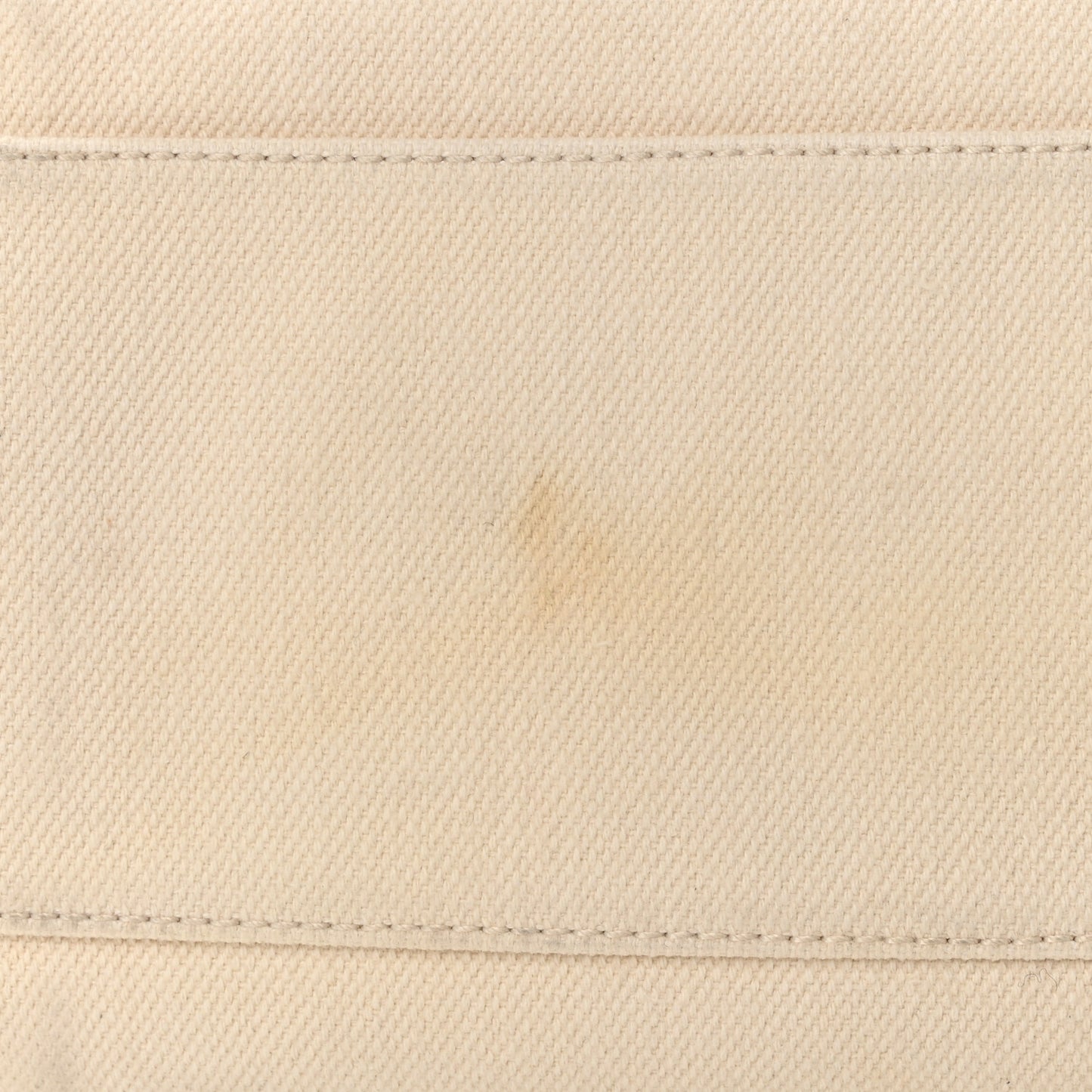 Canvas Pearl Medium Deauville Tote Ecru Beige