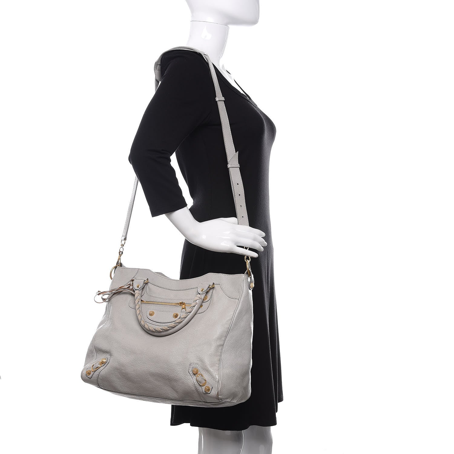 Balenciaga Chevre Giant 12 Gold Hardware Hamilton Velo Gris Ciment 2 of 33