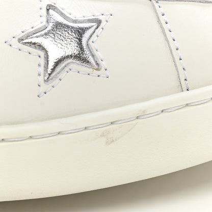 Gucci Calfskin Ayers Web Star Embroidered Womens Ace Sneakers 39.5 White Multi 11 of 12