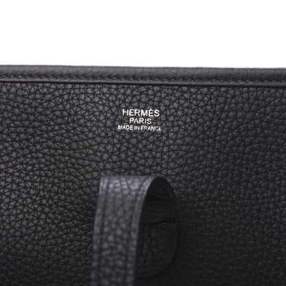 Hermes Taurillon Clemence Evelyne III PM Black 6 of 11