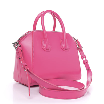 Givenchy Shiny Lord Calfskin Mini Antigona Shocking Pink 4 of 14
