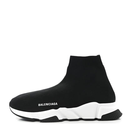 Balenciaga Neoprene Knit Mens Speed Sneakers 43 Black White 1 of 8