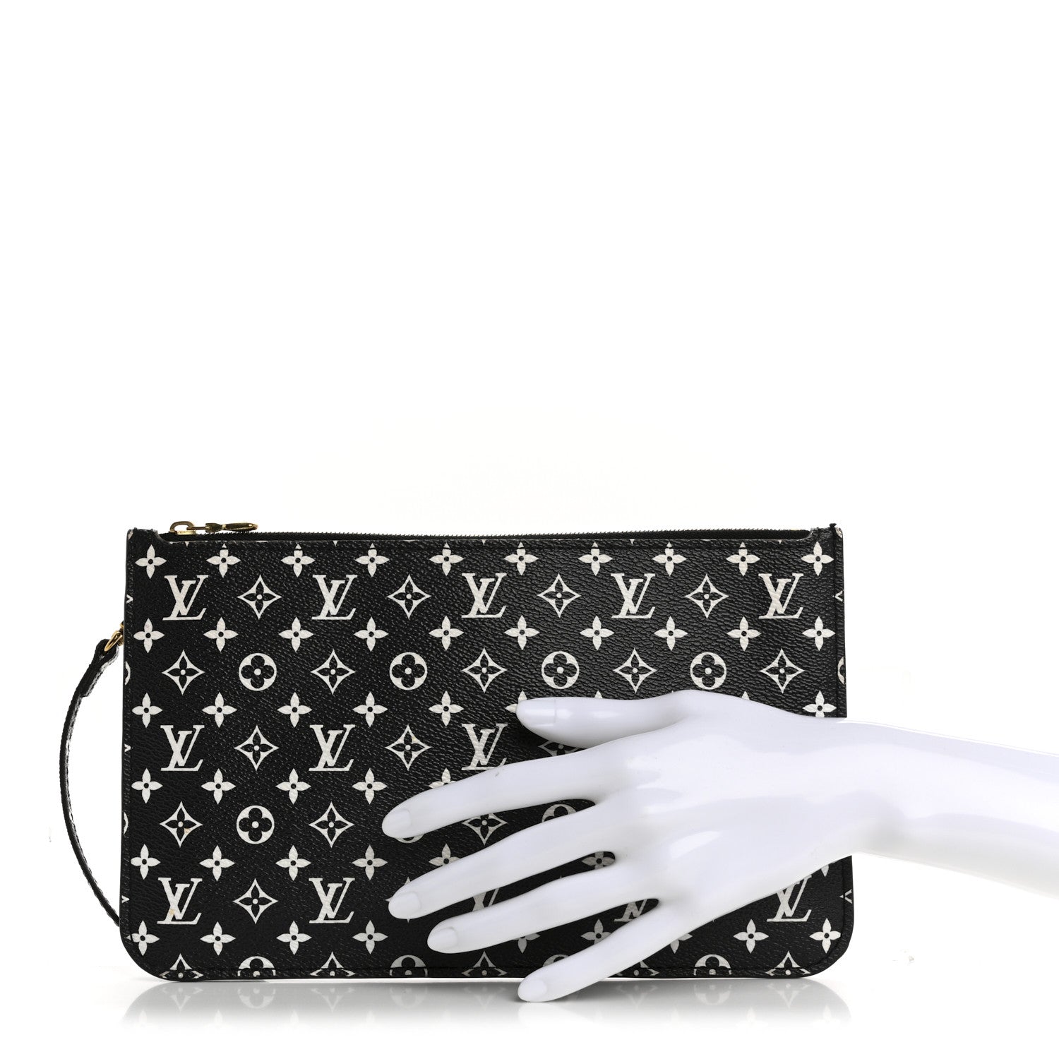 Louis Vuitton Monogram Giant Jungle Neverfull MM GM Pochette Black 2 of 13