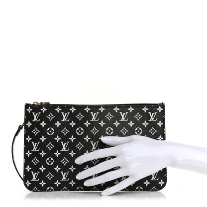 Louis Vuitton Monogram Giant Jungle Neverfull MM GM Pochette Black 2 of 13