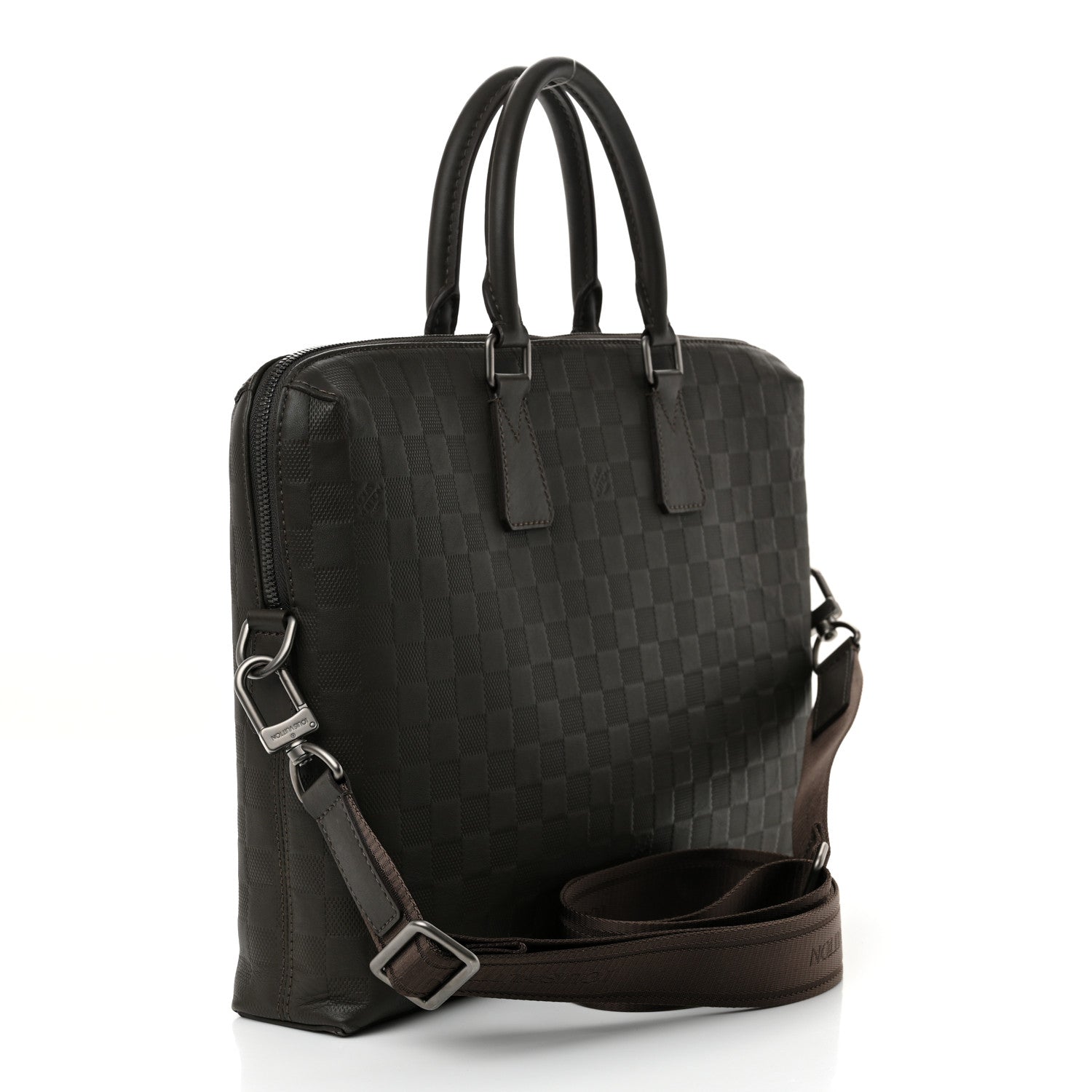 Louis Vuitton Damier Infini Porte-Documents Jour Granit 3 of 16