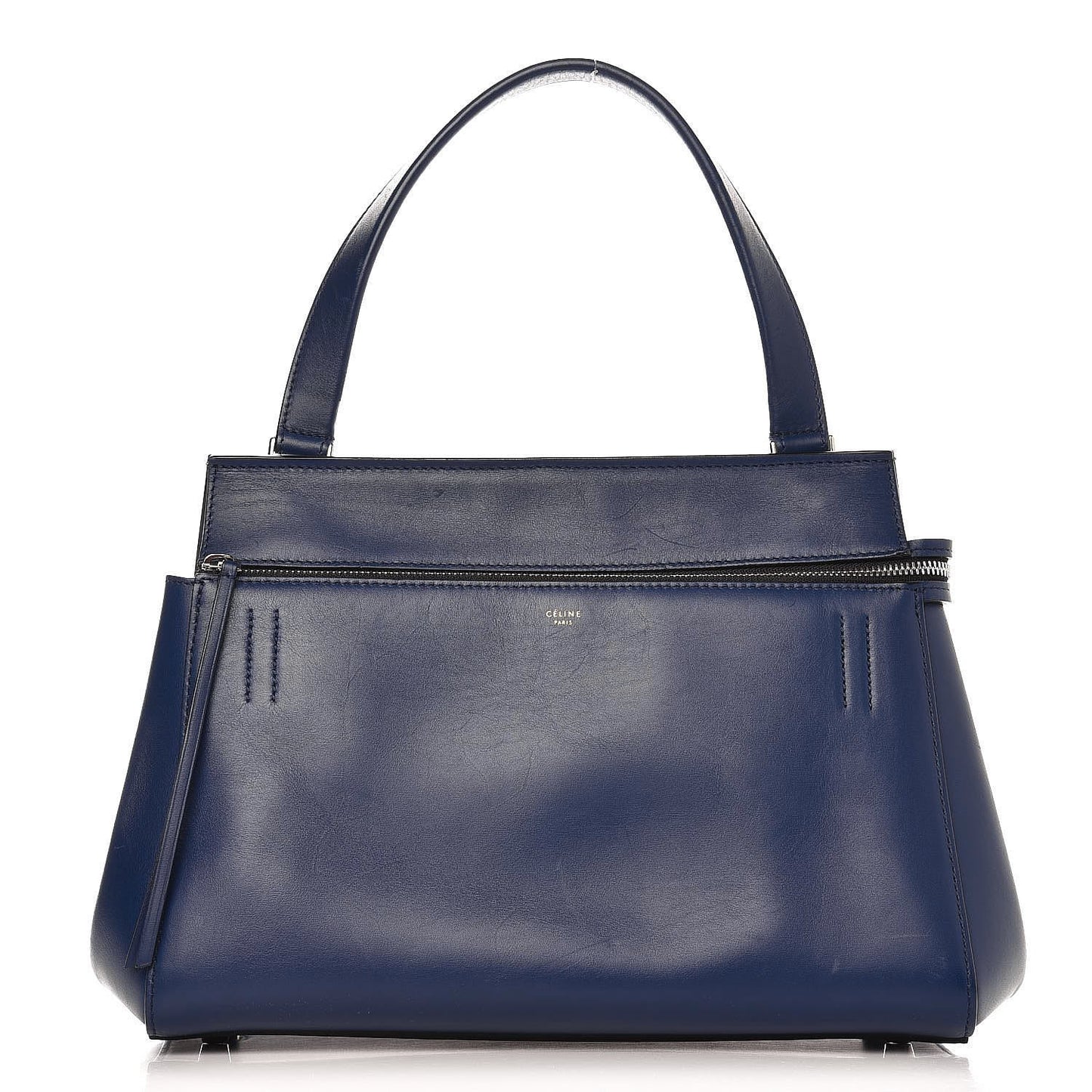 Palmelato Calfskin Small Edge Shoulder Bag Ink