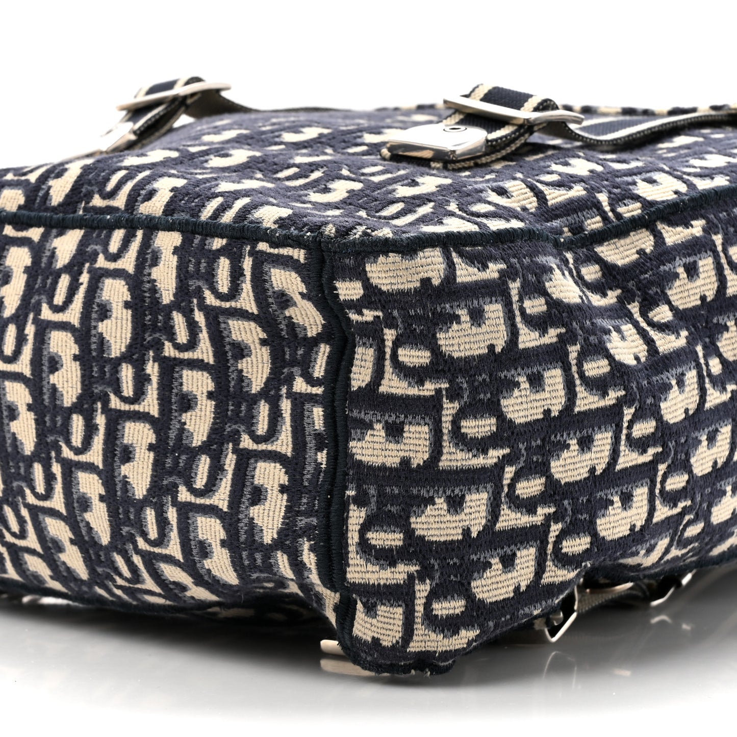 Oblique Backpack Blue White