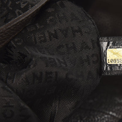 Chanel Distressed Caviar XL Coco Cabas Brown 7 of 11