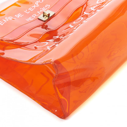 Hermes Vinyl Souvenir De L'Exposition Kelly Orange 6 of 8