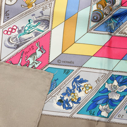 Hermes Silk Correspondance Scarf 90 2 of 4