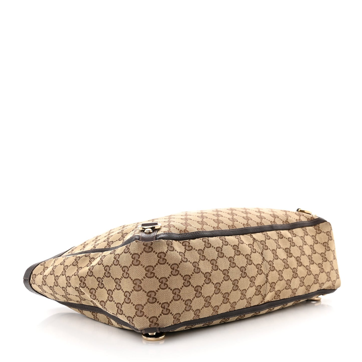 Monogram Large Abbey Tote Dark Brown