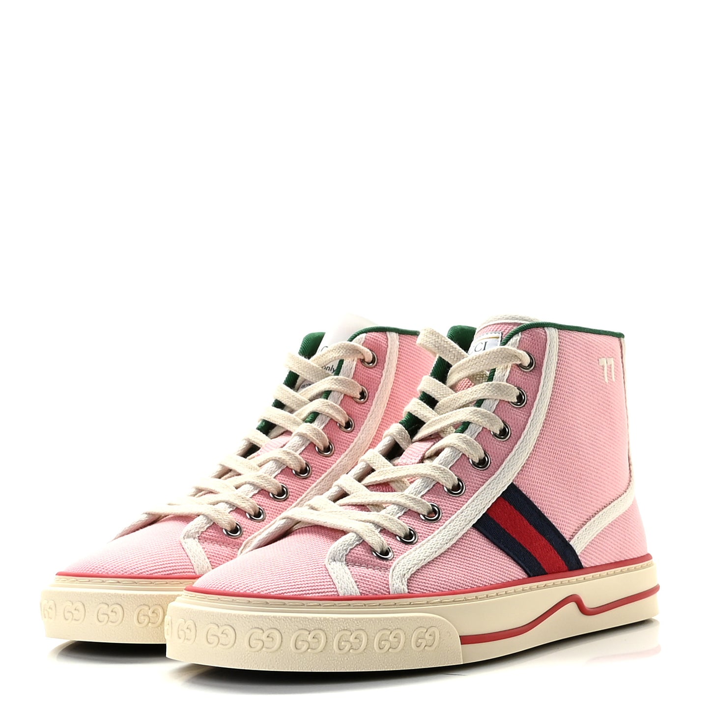 Canvas Web Womens 1977 Tennis High Top Sneakers 38 Wild Rose Mystic White
