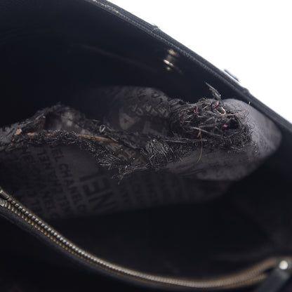 Chanel Caviar Square Stitched Tote Black 5 of 9