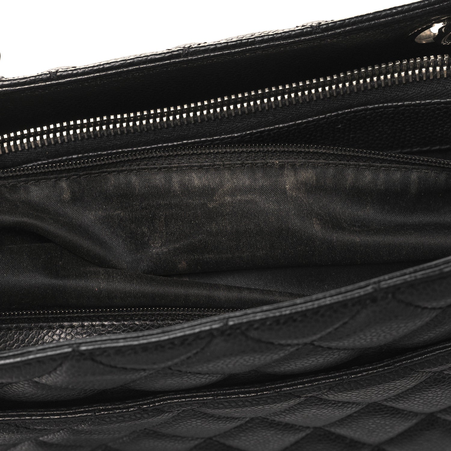 Chanel Caviar Quilted Grand Shopping Tote GST Black 13 of 14