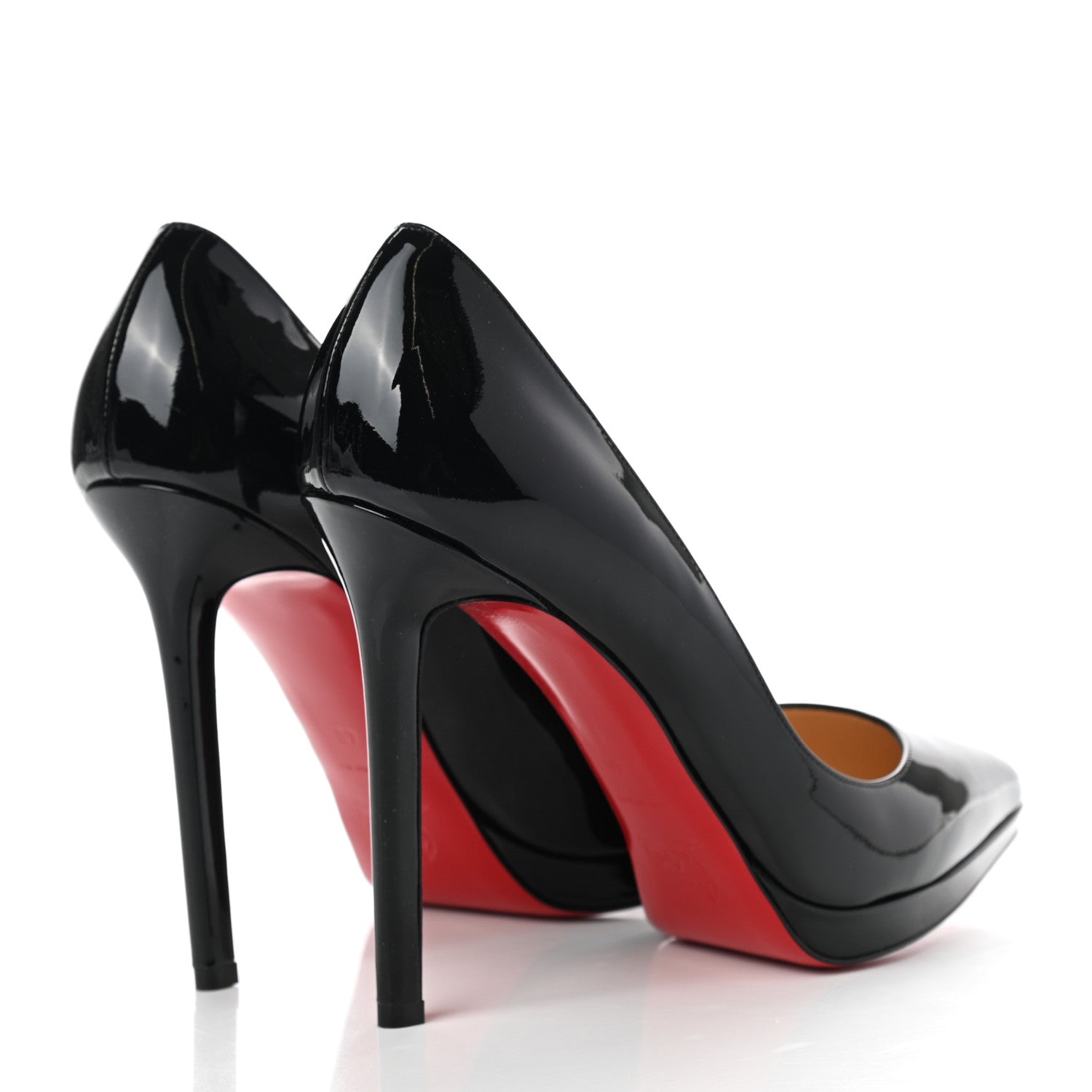 Christian Louboutin Patent Pigalle Plato 120 Pumps 40 Black 4 of 7