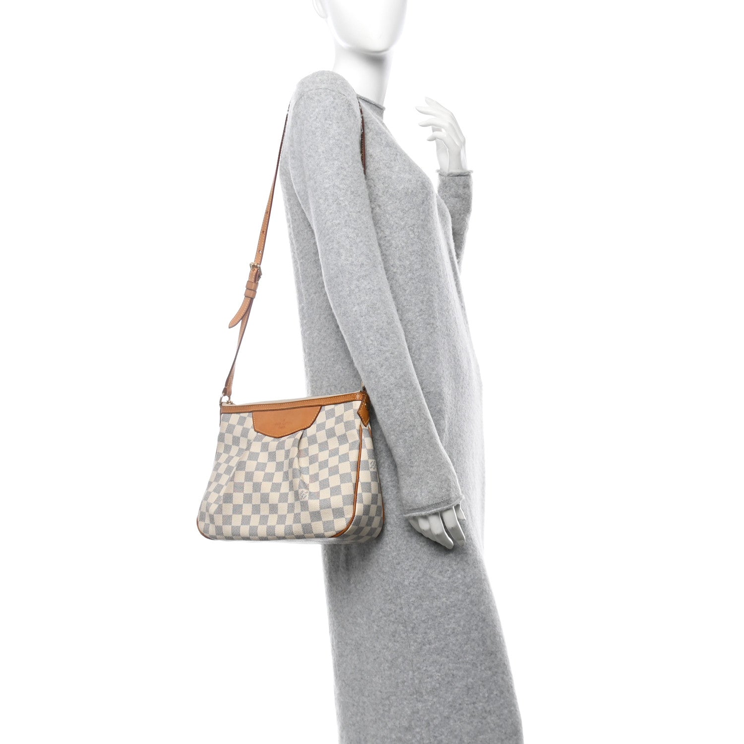 Louis Vuitton Damier Azur Siracusa PM 2 of 13