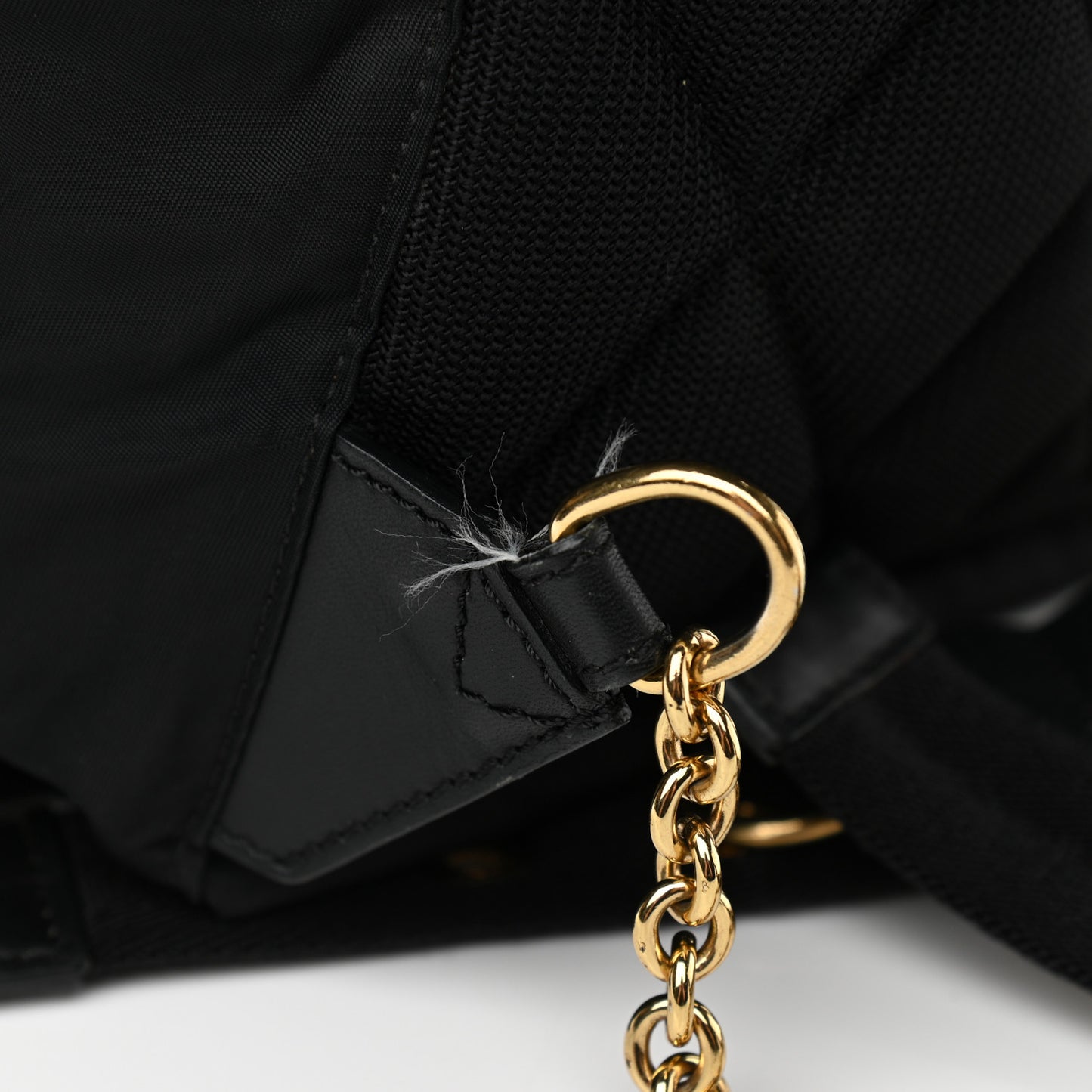 Nylon Medium Rucksack Backpack Black