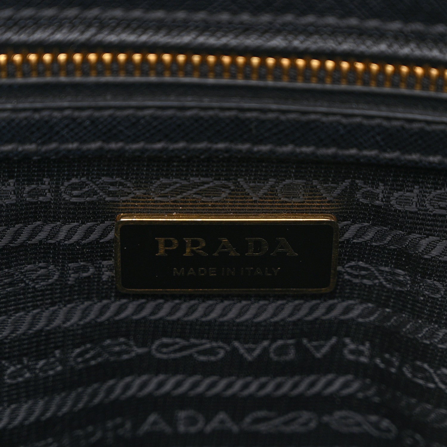 Prada Saffiano Small Galleria Double Zip Tote Black 6 of 10