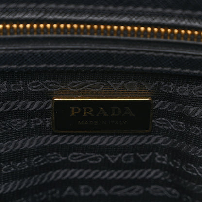 Prada Saffiano Small Galleria Double Zip Tote Black 6 of 10