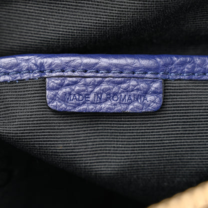Burberry Heritage Grain Small Orchard Bowling Bag Navy Blue 7 of 13