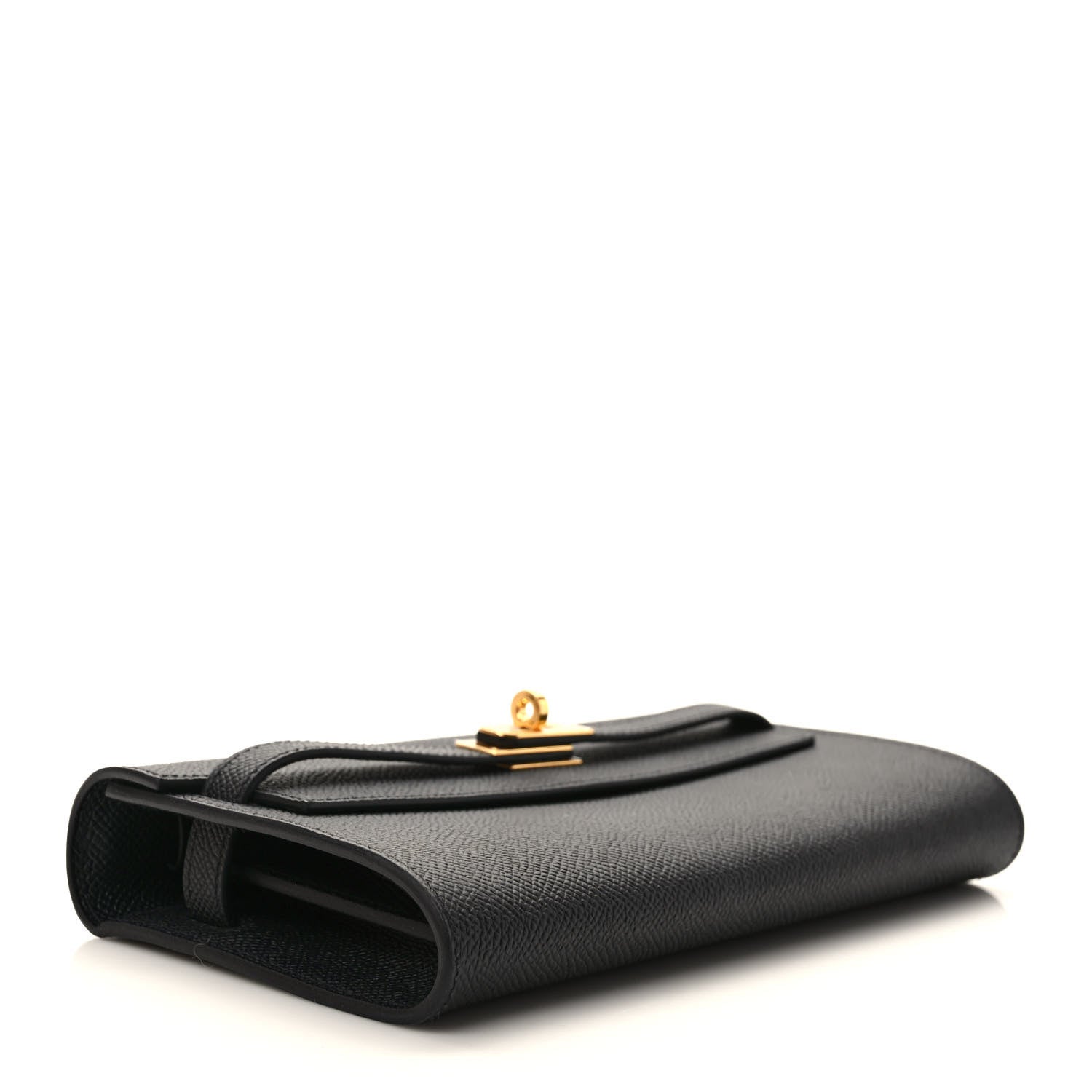Hermes Epsom Kelly Wallet To Go Black 4 of 9