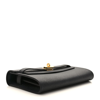 Hermes Epsom Kelly Wallet To Go Black 4 of 9