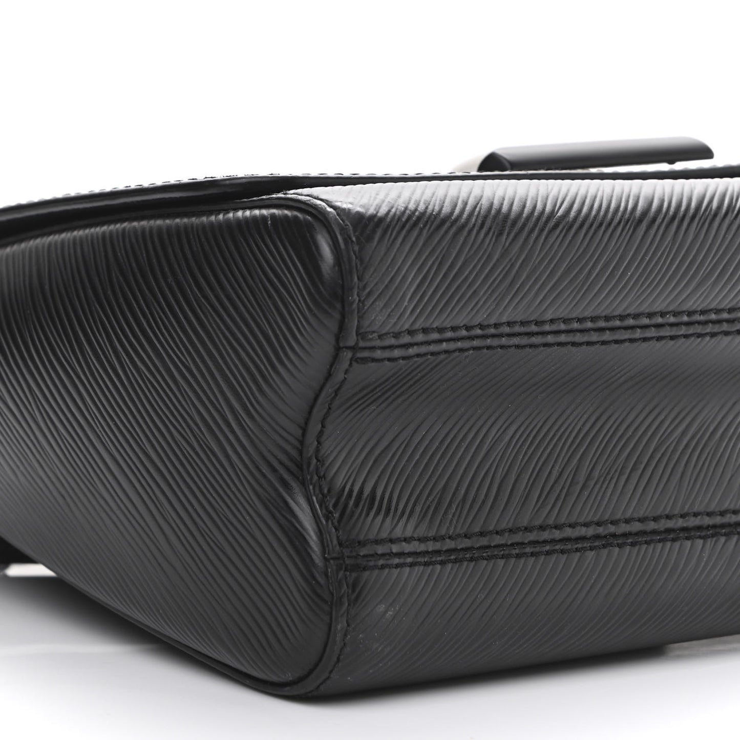 Epi Twist Shoulder Bag MM Matte Black