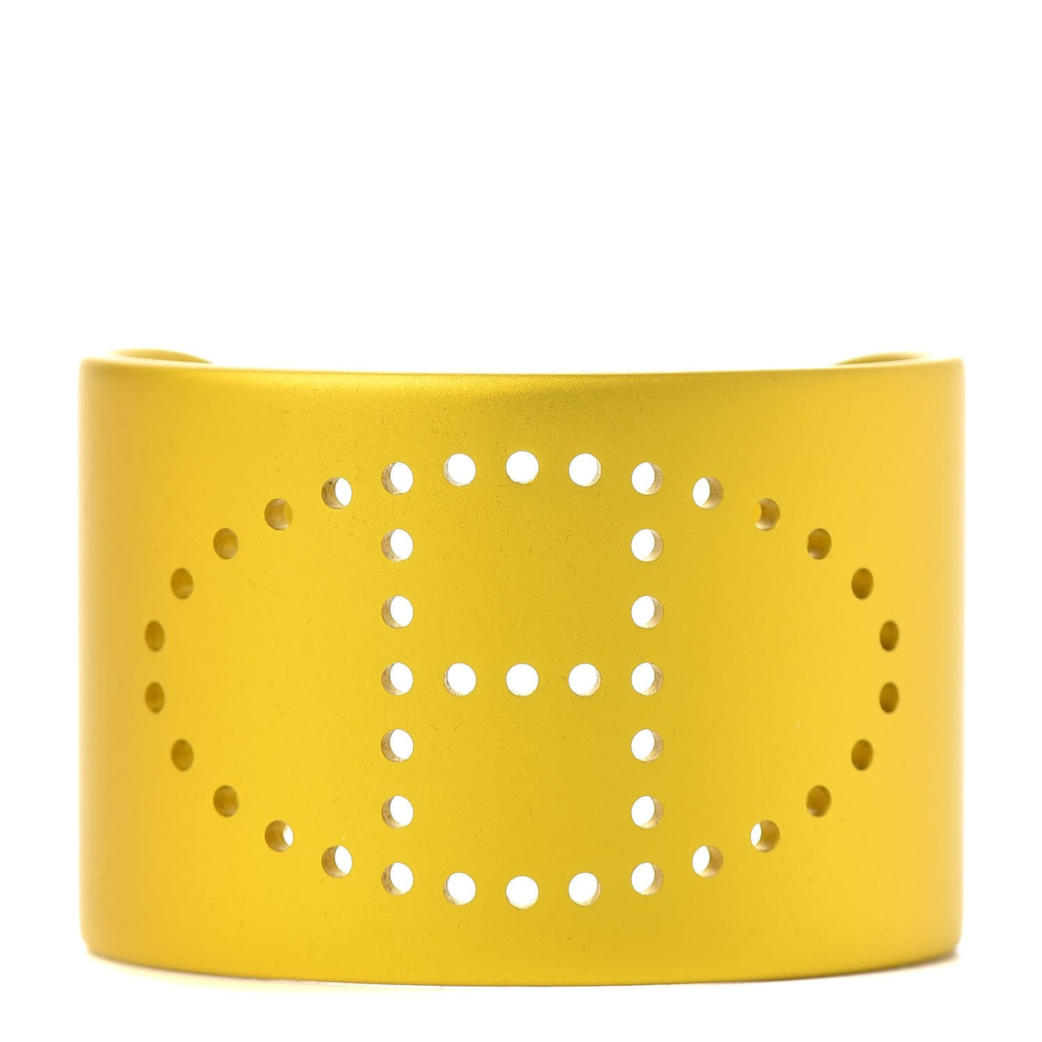 Hermes Aluminium Evelyne Sunset Cuff Bracelet T2 Jaune Soleil 1 of 5