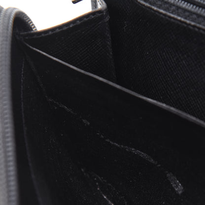 Prada Tessuto Nylon Quilted Zip Around Wallet Black 10 of 23