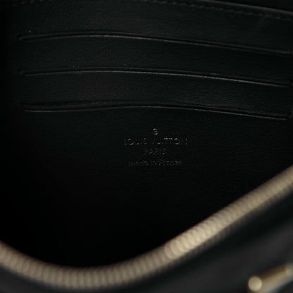 Louis Vuitton Calfskin New Wave Zipped Pochette Black 6 of 7