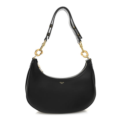 Celine Smooth Calfskin Medium Strap Ava Shoulder Bag Black 1 of 11