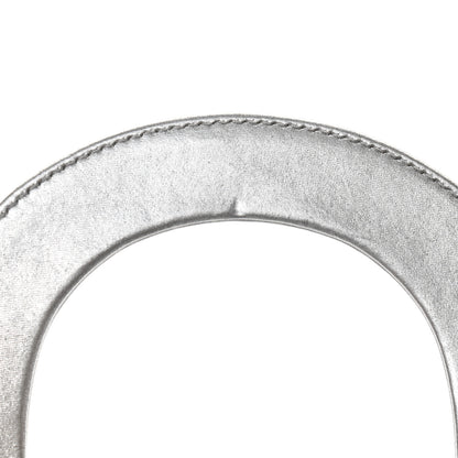 Christian Dior Metallic Lambskin Cannage Mini Lady Dior Grey 11 of 11