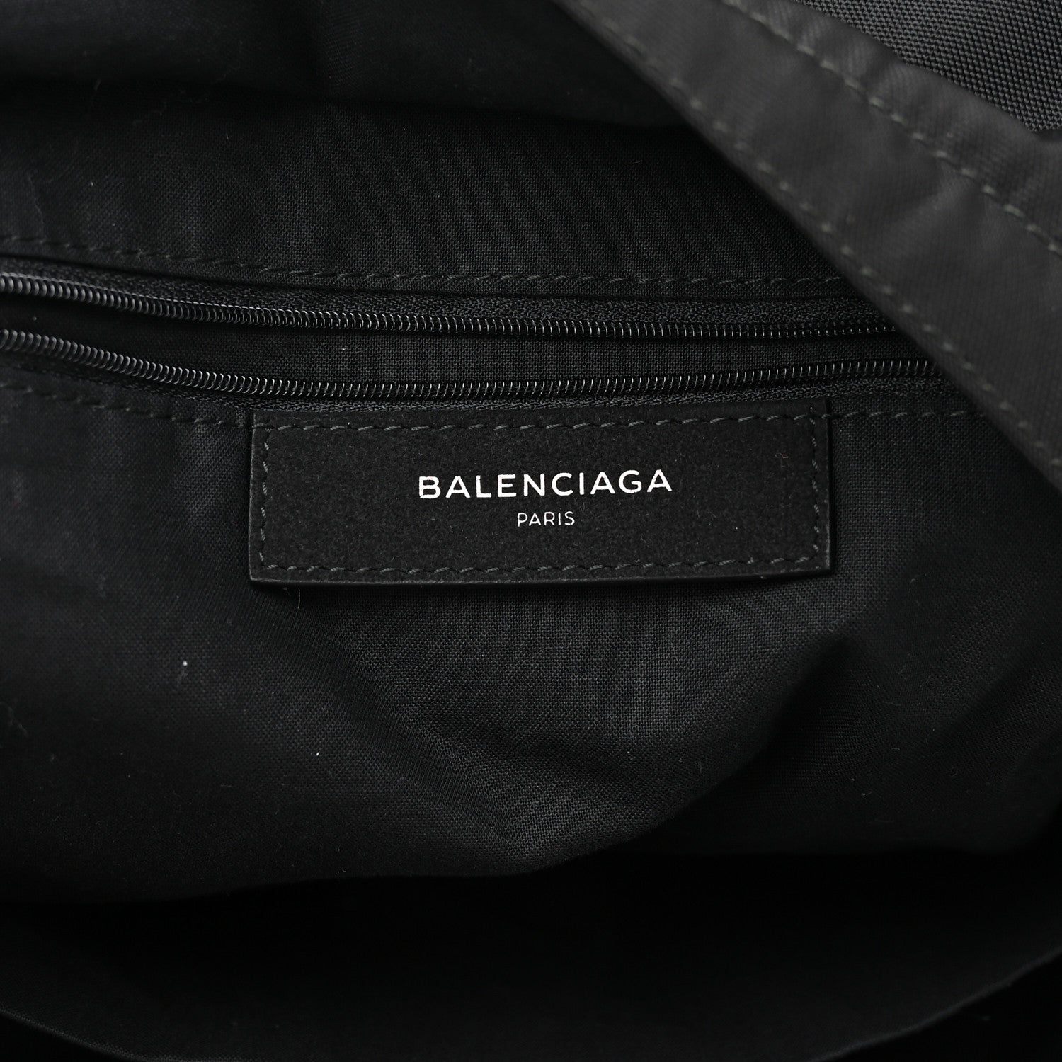 Balenciaga Nylon Milano Paris LA Embroidered Explorer Backpack Black 6 of 10
