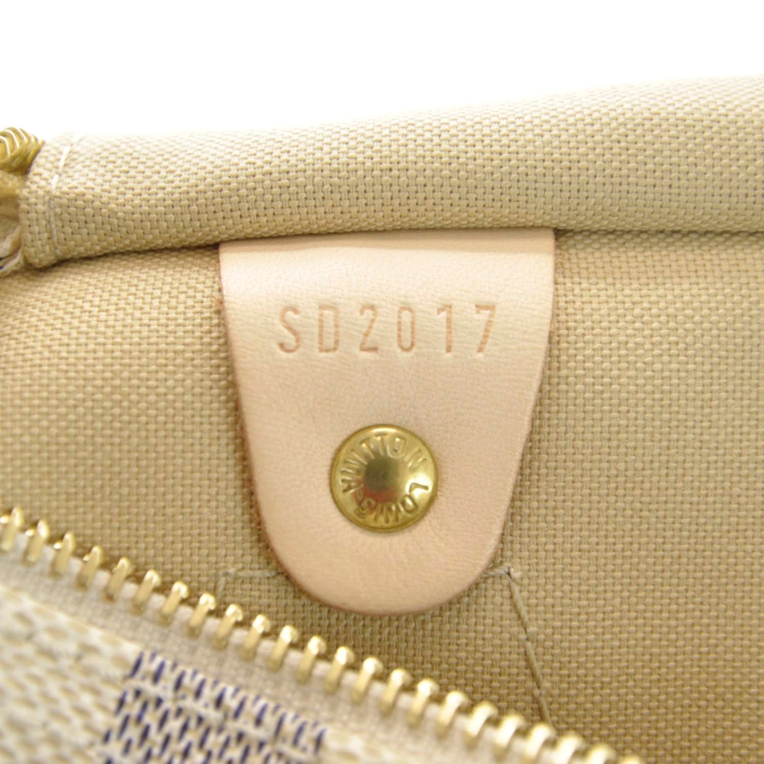 Louis Vuitton Damier Azur Speedy 30 9 of 9