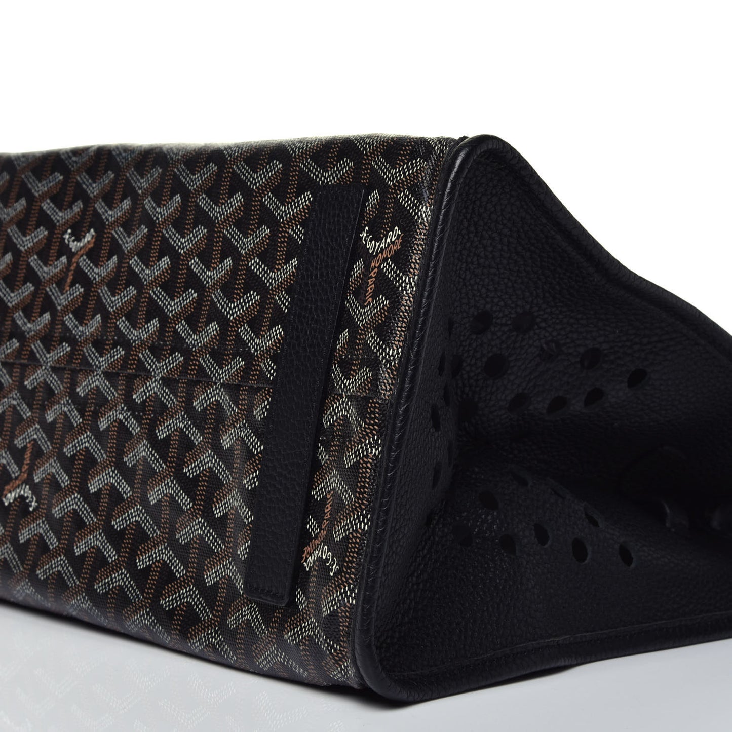 Goyardine Sac Hardy Pet Carrier PM Black