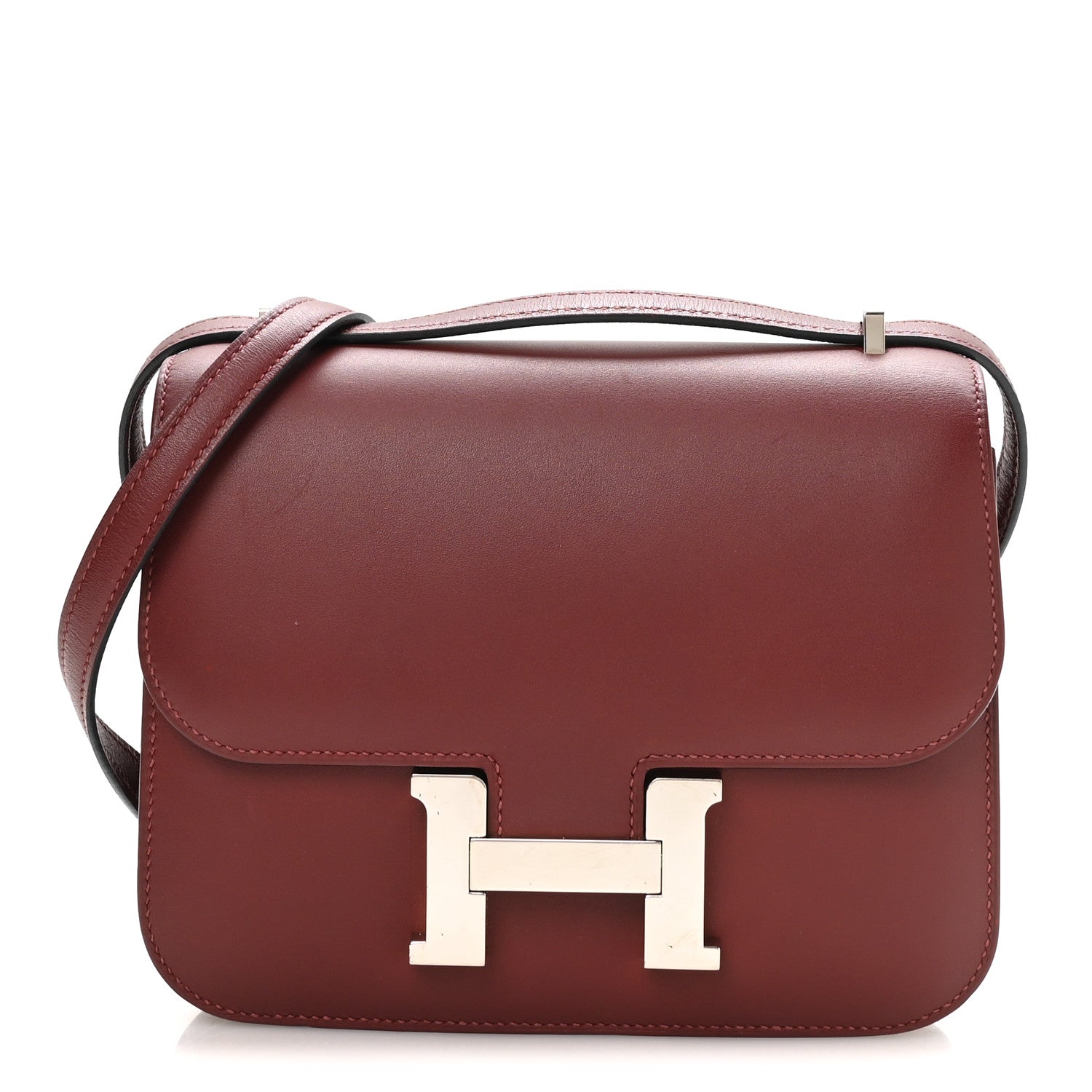 Hermes Swift Constance 18  Rouge H 1 of 10