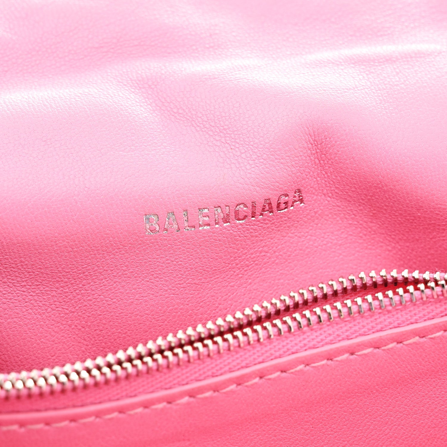 Balenciaga Crushed Calfskin Quilted Small Crush Chain Bag Sweet Pink 6 of 15