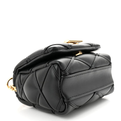 Louis Vuitton Lambskin Malletage Pico GO-14 Black 6 of 12