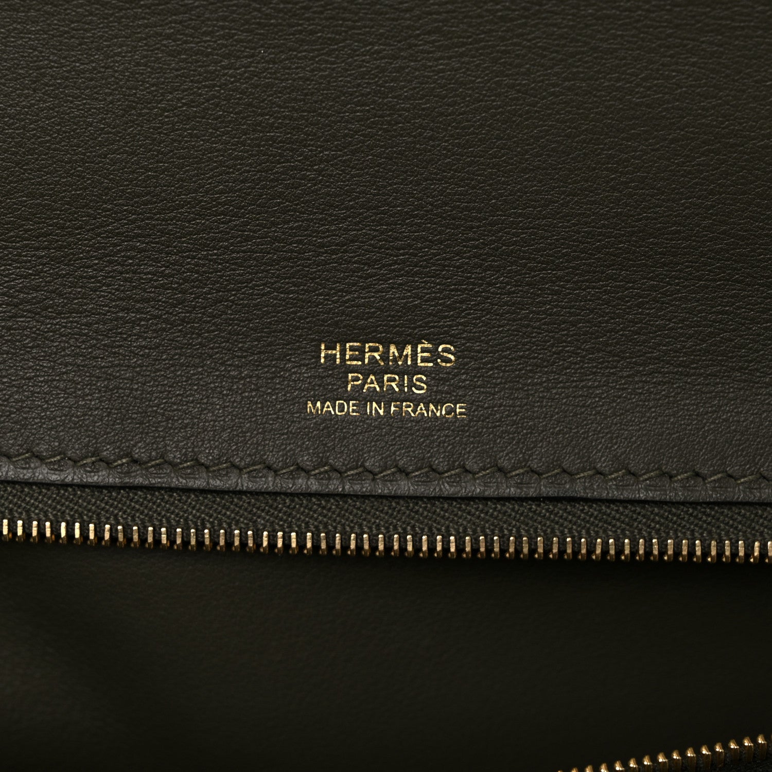 Hermes Togo Swift 24/24 35 Vert Olive Black 6 of 16