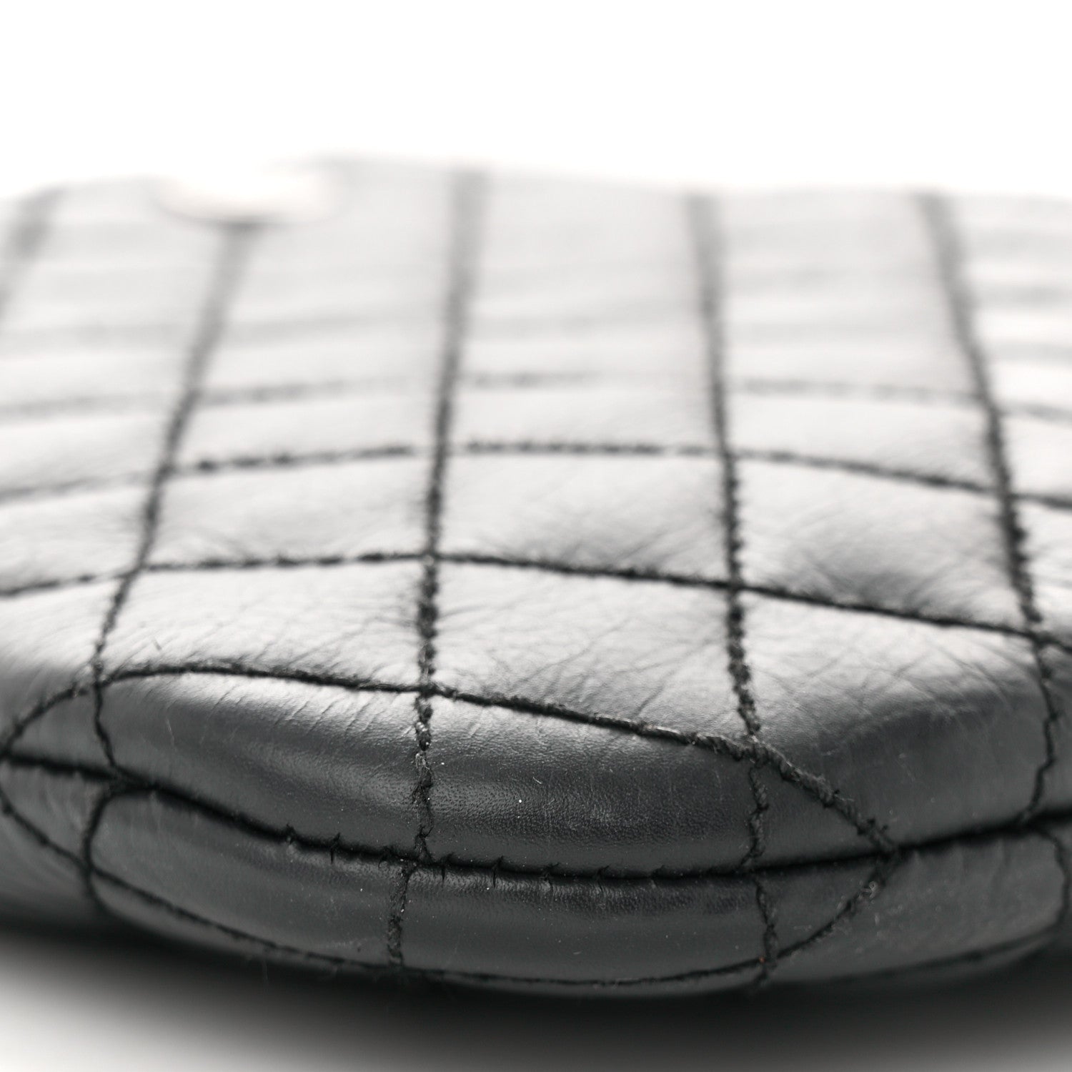 Chanel Aged Calfskin Quilted Crossbody Bag Black 9 of 10