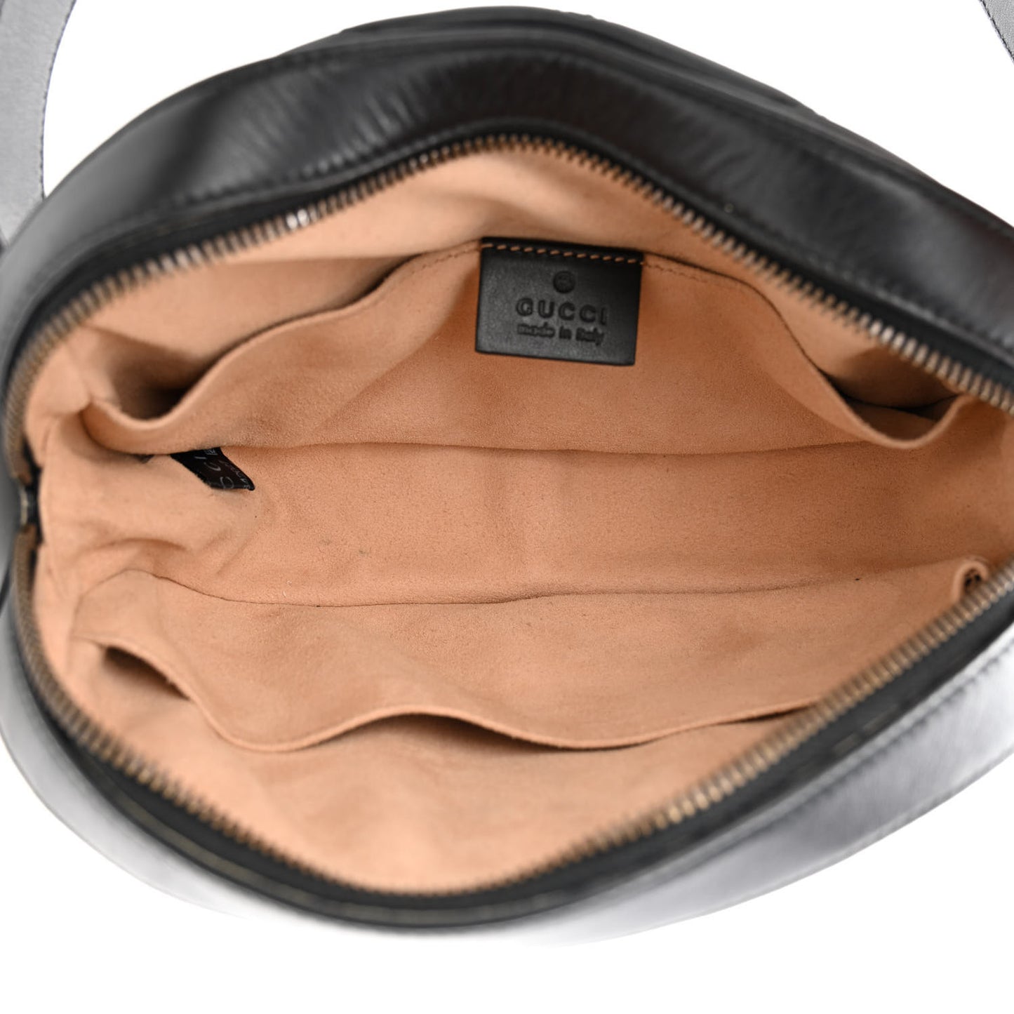 Calfskin Matelasse Animal Studs GG Marmont Belt Bag 85 34 Black