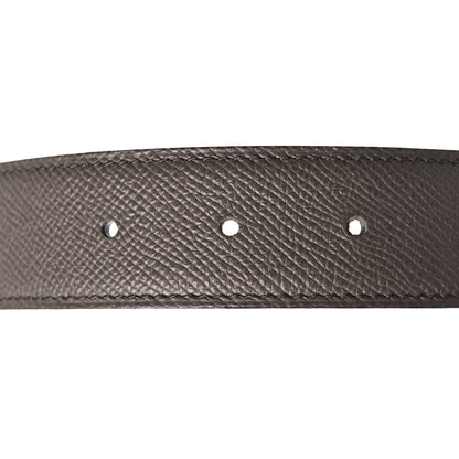 Hermes Swift Epsom 24mm Belt Strap 80 Black Etoupe 3 of 8