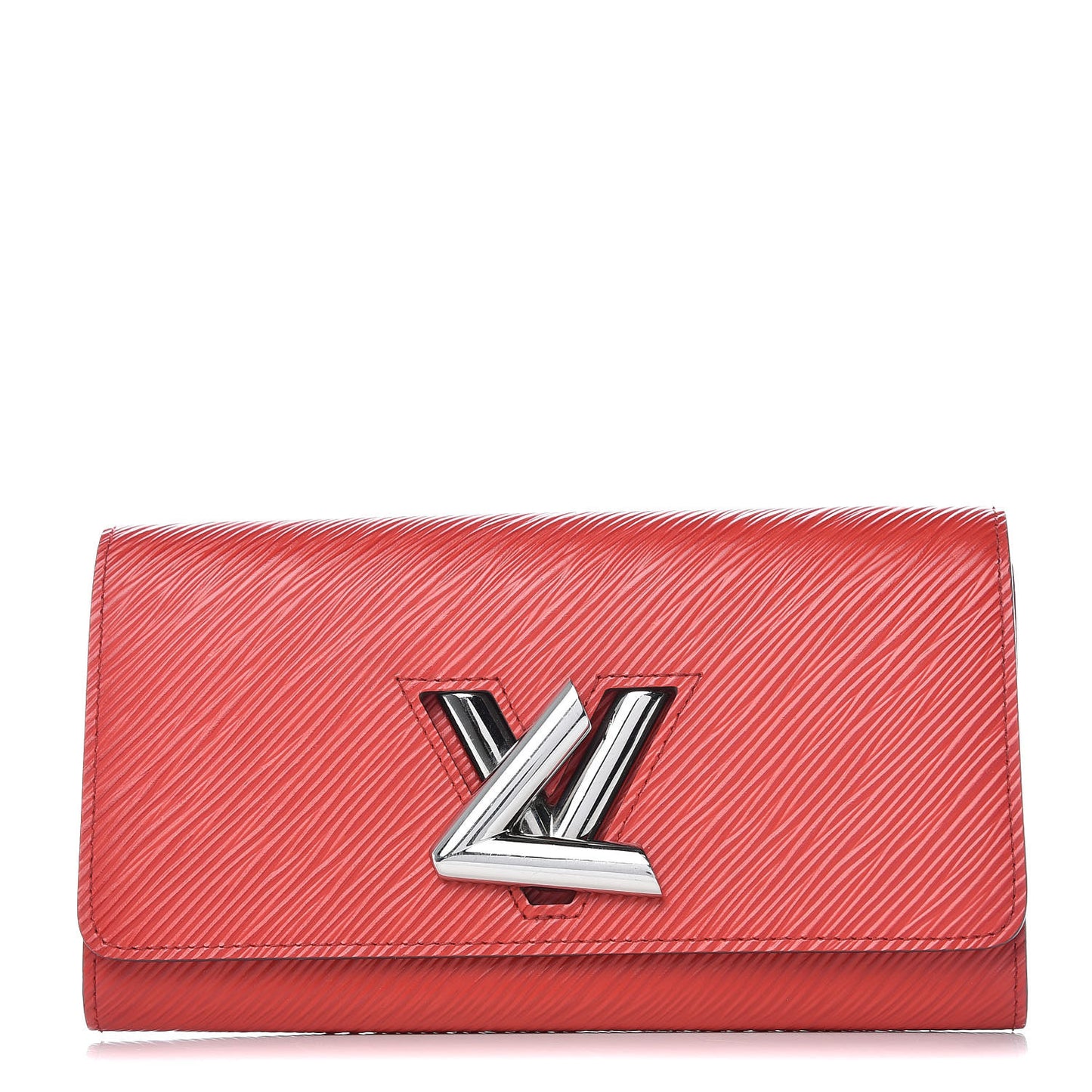Epi Twist Wallet Coquelicot