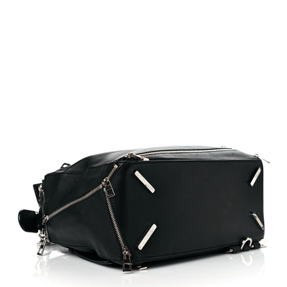 Loewe Calfskin Zipper Puzzle Bag Black 4 of 10